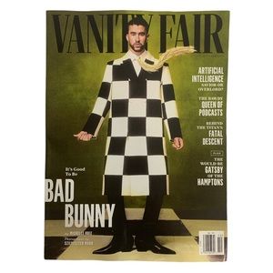 Vanity Fair Magazine October 2023 Bad Bunny The Bawdy Queen Of Podcasts AI